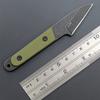 Ccanku C1295 Fixed Blade Knife,9Cr18Mov Blade G10 Handle EDC Tool Neck Knife with kydex Sheath for Outdoor, Camping, Hiking, Fishing(Army Green) view 3