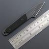 Ccanku C1295 Fixed Blade Knife,9Cr18Mov Blade G10 Handle EDC Tool Neck Knife with kydex Sheath for Outdoor, Camping, Hiking, Fishing(Black) view 3
