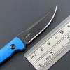 Ccanku C1296 Fixed Blade Knife Neck Knife,9Cr18Mov Blade G10 Handle EDC Tool Knifes with kydex Sheath for Outdoor, Camping, Hiking, Fishing,Hunting(Blue)   view 4
