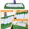 Heavy Duty Golf Ball Tray - with Cell Phone Holder Record Golf Swing - 100 Ball Capacity - High Impact Rubber Golf Tray Compatible with All Hitting Mats view 2