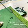 Heavy Duty Golf Ball Tray - with Cell Phone Holder Record Golf Swing - 100 Ball Capacity - High Impact Rubber Golf Tray Compatible with All Hitting Mats view 4