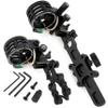 limaity Compound Bow Sights 5 Pin 0.019'' Fiber Optics Aluminum Machined Archery Sight for Compound Bow for Left and Right Hand (Short Pole) view 1