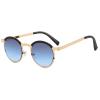 willochra Vintage Round Women Sunglasses Fashion Men Punk Clear Ocean Lens Shades Hip Hop Punk Sun Glasses (C5) view 2