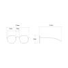 willochra Vintage Round Women Sunglasses Fashion Men Punk Clear Ocean Lens Shades Hip Hop Punk Sun Glasses (C5) view 4