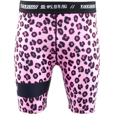 Tatami Fightwear Recharge Vale Tudo Shorts - XL - Pink Leopard