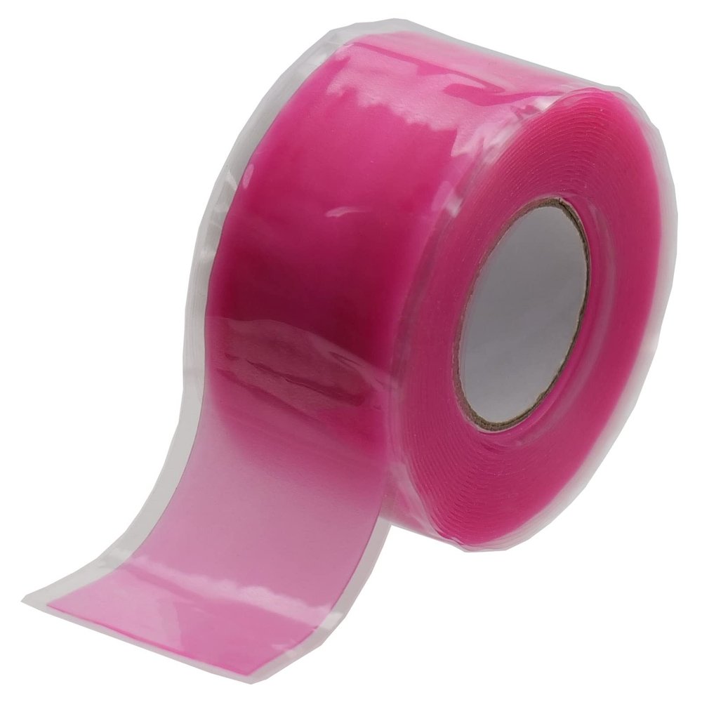 Autrends Grip Tape, 10FT Self Fusing Silicone Tape Rubber Grip Wrap for Pull Up Bars, Barbells, Dumbbells, Gym Equipment,Bike Handles, Pink