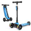 besrey Kick Scooter for Kids Ages 3-10, 3-Wheel Folding Scooter with Adjustable Height, LED Light Wheels, Extra Wide Deck for Outdoor Activities view 1