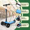 besrey Kick Scooter for Kids Ages 3-10, 3-Wheel Folding Scooter with Adjustable Height, LED Light Wheels, Extra Wide Deck for Outdoor Activities view 3