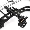 limaity Compound Bow Sights 5 Pin 0.019'' Fiber Optics Aluminum Machined Archery Sight for Compound Bow for Left and Right Hand (Long Pole) view 3