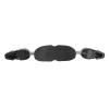 TYTOGE 2pcs Diving Fin Strap, Aquatics Fins Spring Straps Diving Fin Spring Heel Strap Adjustable Quick Release Buckle Universal Diving Fin Spring Heel Strap Replacement(A Buckle) view 3