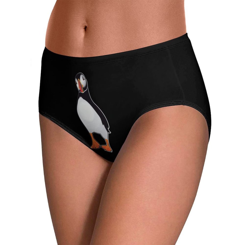 Atlantic Puffin Womens Underwear Brief Panties Soft Stretch Underpants Thong