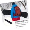 Homoyoyo Snowboard Cover Bag Practical Padded Sleeve for Snowboard Gear Multi-functional for Accessories Elegant Black Design view 2