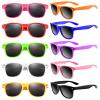 MIAHART 40 Pack Neon Sunglasses Bulk for Kids, Glasses for Summer Beach Pool Party, Carnival Prizes, Birthday Party Supplies, 10 Bright Colors view 1