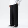 DGHM-JLMY Men's Sports Leisure Straight Baggy Pants Lightweight Jogging Stretch Golf Workout Pants Yoga Sweatpants Exercise (Black,Medium) view 2