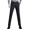 DGHM-JLMY Men's Slim Casual Business Ironing Fashion Straight Pants Golf Straight Fit Pant Flex Flat Front Straight Pant (Black 1,29) view 1