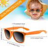 MIAHART 20 Pack Neon Sunglasses Bulk for Kids, Glasses for Summer Beach Pool Party, Carnival Prizes, Birthday Party Supplies, 10 Bright Colors view 3