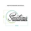 Custom Welcome with Names And Date Wall Decal - Wedding Names and Date Sticker For Living Room, Dining Room, Wedding Sign - Select Your Size & Color view 4