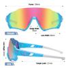 DUCO Polarized Kids Sunglasses Youth Baseball Sun Glasses Sports Teens Cycling Shades Boys Girls with 3 Lenses DK280 view 4