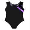 Yeahdor Gymnastics Leotards for Girls Shiny Metallic Ballet Dance Bodysuit Sleeveless Athletic Unitards Skating Dancewear Purple 14 Years view 4