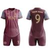 ORKY Customize Soccer Jersey, Women Sublimation Futbol Shirt Short Set, Breathable Personalize Team Outfit Glory(Purple L) view 4