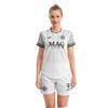ORKY Customize Soccer Jersey, Women Sublimation Futbol Shirt Short Set, Breathable Personalize Team Outfit Glory(White 2XS) view 1