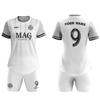ORKY Customize Soccer Jersey, Women Sublimation Futbol Shirt Short Set, Breathable Personalize Team Outfit Glory(White 2XS) view 4