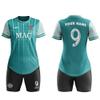 ORKY Customize Soccer Jersey, Women Sublimation Futbol Shirt Short Set, Breathable Personalize Team Outfit Glory(Green 2XS) view 4