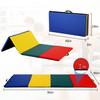 BLKMTY Gymnastics Mats 4'x8'x2'' Folding Exercise Mats Gym Yoga Aerobics Fitness Mat Folding Kids' Gymnastics Tumbling Mat with Carrying Handles for Home Gym Exercise & Play Gym view 2