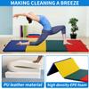 BLKMTY Gymnastics Mats 4'x8'x2'' Folding Exercise Mats Gym Yoga Aerobics Fitness Mat Folding Kids' Gymnastics Tumbling Mat with Carrying Handles for Home Gym Exercise & Play Gym view 3