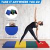BLKMTY Gymnastics Mats 4'x8'x2'' Folding Exercise Mats Gym Yoga Aerobics Fitness Mat Folding Kids' Gymnastics Tumbling Mat with Carrying Handles for Home Gym Exercise & Play Gym view 4