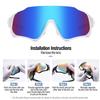 DUCO Polarized Kids Sunglasses Youth Baseball Sun Glasses Sports Teens Cycling Shades Boys Girls with 3 Lenses DK280 view 4