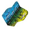 RED DRAGON Hardcore Peter Wright Snakebite Multi Snakeskin Blue Dart Flights - 3 Sets Per Pack (9 Dart Flights in Total) view 3