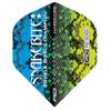 RED DRAGON Hardcore Peter Wright Snakebite Multi Snakeskin Blue Dart Flights - 3 Sets Per Pack (9 Dart Flights in Total) view 4