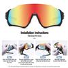 DUCO Polarized Kids Sunglasses Youth Baseball Sun Glasses Sports Teens Cycling Shades Boys Girls with 3 Lenses DK280 view 2