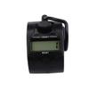 TopHomer Electronic Tally Counters, Manual Digital Counter with Finger Ring, Hand held Golf Clicker, Buddha Numbers Clicker (Black) view 1