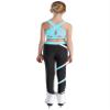 Huimingda Kid Girls 2 Piece Dance Outfits Sports Bra Crop Tank Top Athletic Leggings Set Gymnastics Tracksuit Light Blue 8 Years view 2