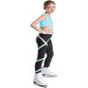 Huimingda Kid Girls 2 Piece Dance Outfits Sports Bra Crop Tank Top Athletic Leggings Set Gymnastics Tracksuit Light Blue 8 Years view 3