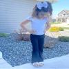 Stelle Girls Flare Leggings High Waisted for Dance Yoga School Daily Wear view 3