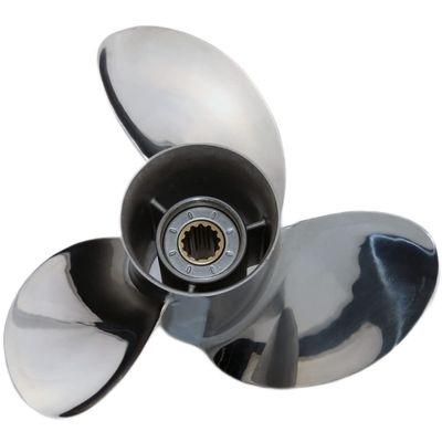 Boatman 10 3/8x14 Stainless Steel Outboard Propeller fit Honda Engines BF35 40 45 50/50A 60HP,13 Tooth Spline, RH