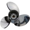 Boatman 10 3/8x14 Stainless Steel Outboard Propeller fit Honda Engines BF35 40 45 50/50A 60HP,13 Tooth Spline, RH view 1
