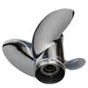 Boatman 10 3/8x14 Stainless Steel Outboard Propeller fit Honda Engines BF35 40 45 50/50A 60HP,13 Tooth Spline, RH view 2