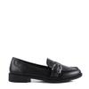 London Rag Women's Sheboss Buckle Detail Loafers Black view 1
