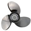 Boatman 12 1/4x9 Stainless Steel Outboard Propeller fit Honda Engines BF35 40 45 50/50A 60HP,13 Tooth Spline, RH view 4