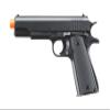 175 FPS Spring Powered Airsoft Pistol,Color: Black view 1
