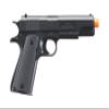 175 FPS Spring Powered Airsoft Pistol,Color: Black view 2