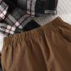18 Month Boy Coat Infant Newborn Baby Boys Shirt Jacket Plaid Patchwork Long Sleeve Fall Coat (Brown, 12-18 Months) view 4
