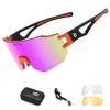 BOLLFO Polarized Sports Sunglasses, Cycling Glasses with 3 Interchangeable Lenses for Men Women Baseball Driving Fishing view 1