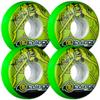 Eulogy Wheels Pro Eric Schrijn Retro Aggressive Inline Roller Skate Wheels Green 4pk view 1