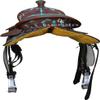 Leather Western Barrel Racing Horse Saddle Teal Brown with Tack Set Headstall Breast Collar and Reins Size 12"-18" Inches (17.5") view 4