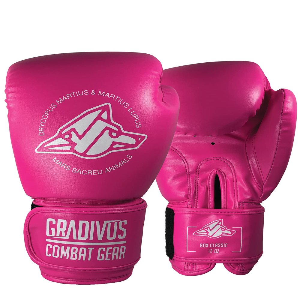 Classic Series Boxing Gloves (Pink, 14oz)